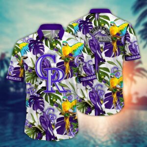 MLB Colorado Rockies Hawaiian Shirt - Victory In Bloom Gift For Fans