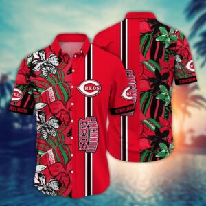 MLB Cincinnati Reds Hawaiian Shirt – Summer Swirl Fan Gift