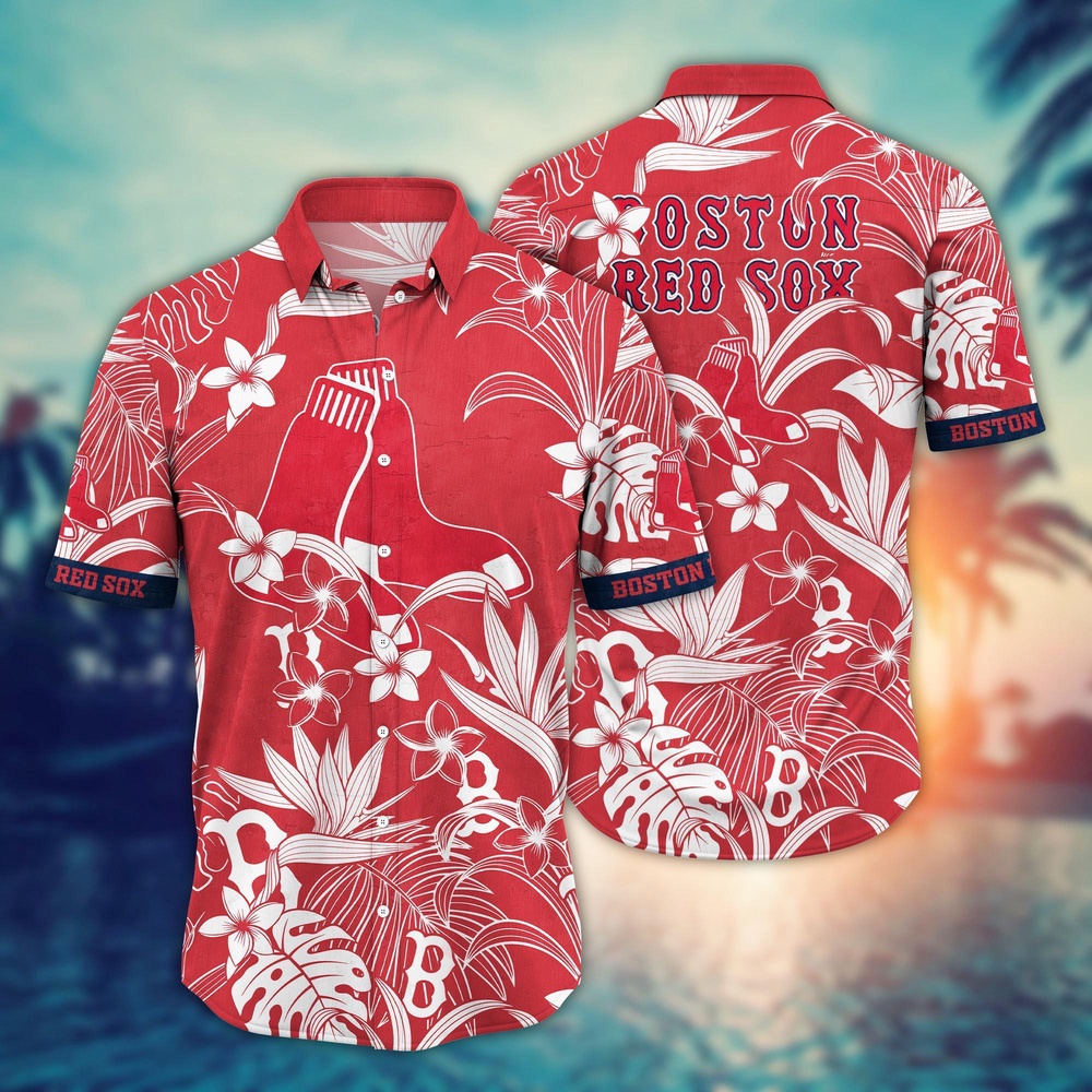 MLB Boston Red Sox Hawaiian Shirt: Perfect Summer Gift for Fans MLB Boston Red Sox Hawaiian Shirt: Perfect Summer Gift for Fans