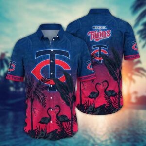 MLB Minnesota Twins Hawaiian Shirt – Sunset Chase Gift For Fans