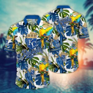 MLB Kansas City Royals Hawaiian Shirt - Victory In Bloom Fan Gift