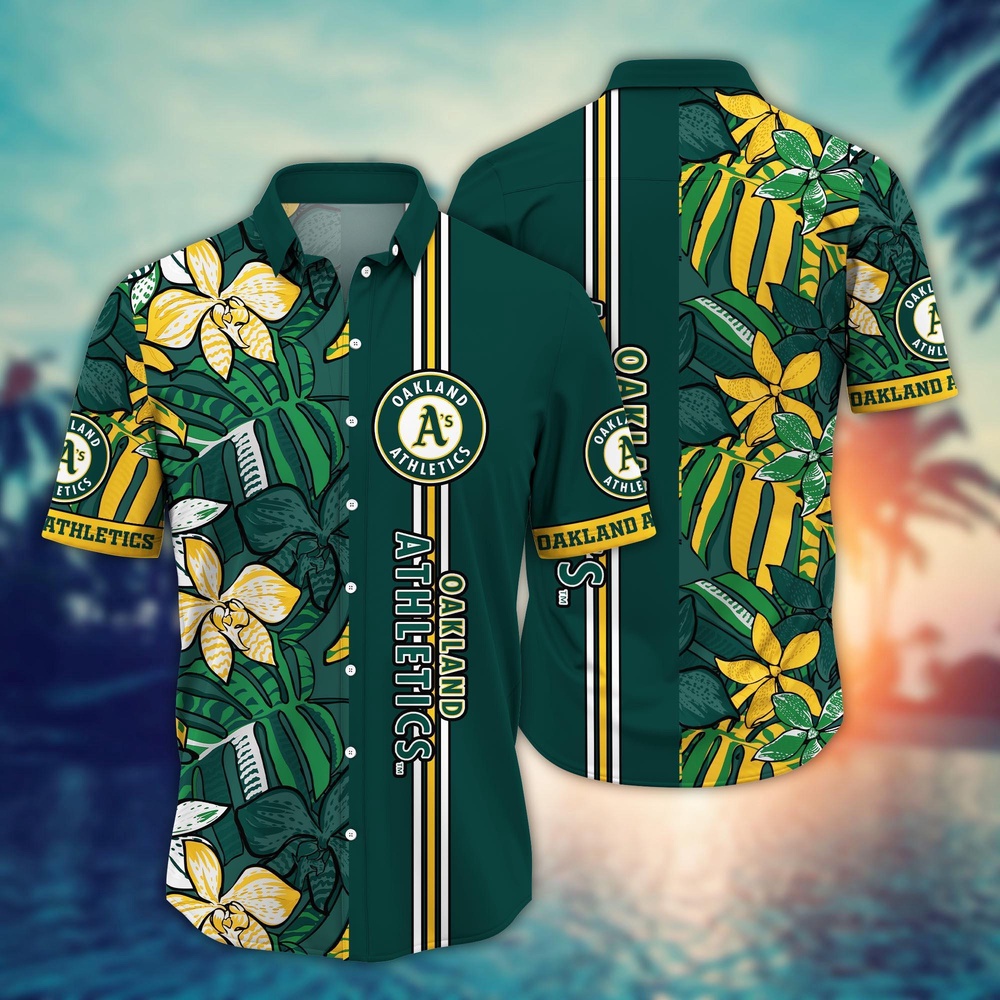 MLB Oakland Athletics Hawaiian Shirt – Summer Swirl Gift for Fans MLB Oakland Athletics Hawaiian Shirt – Summer Swirl Gift for Fans