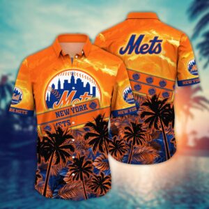 MLB New York Mets Hawaiian Shirt: Aloha Spirit Soars Gift For Fans
