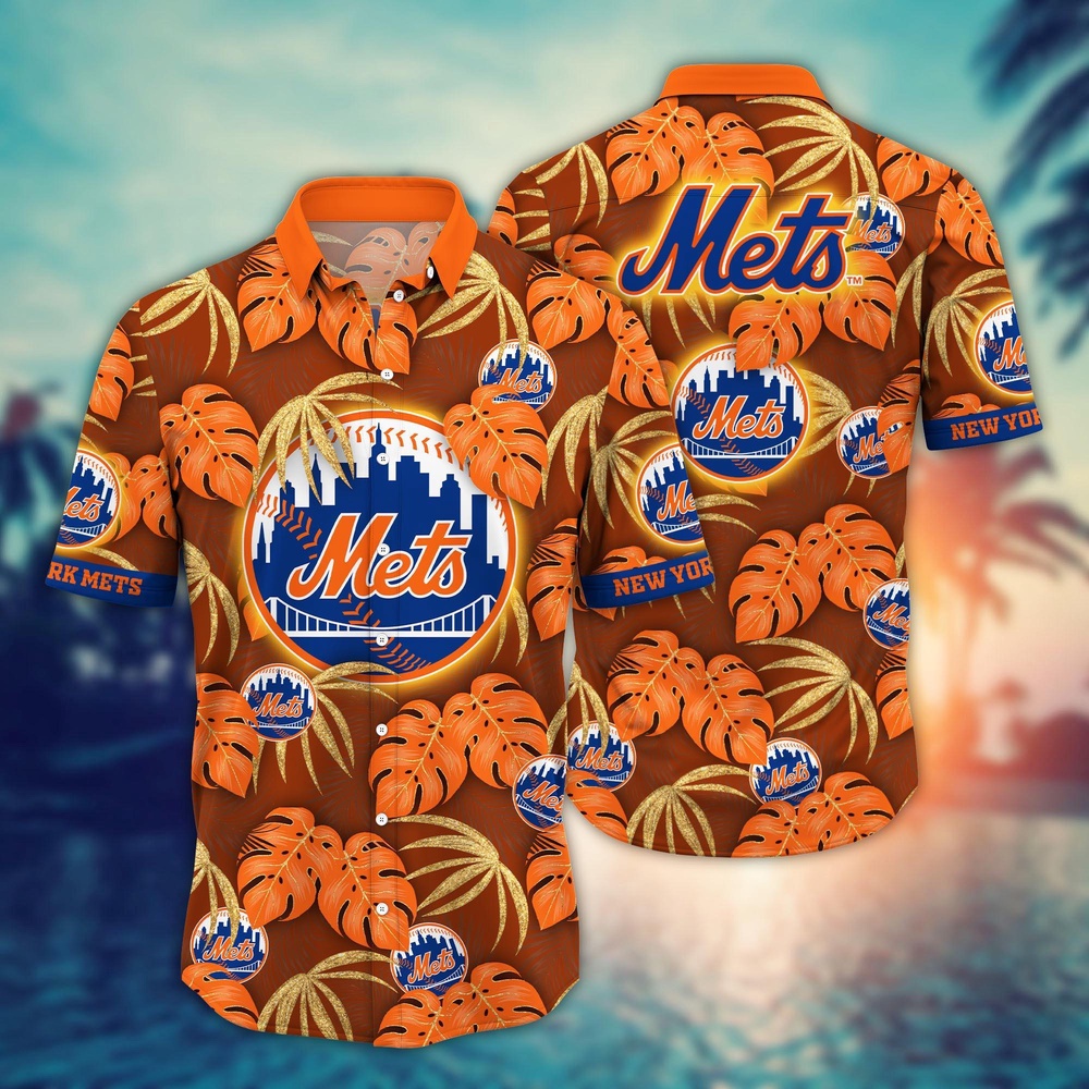 MLB New York Mets Hawaiian Shirt: Floral Symphony Fan Gift MLB New York Mets Hawaiian Shirt: Floral Symphony Fan Gift
