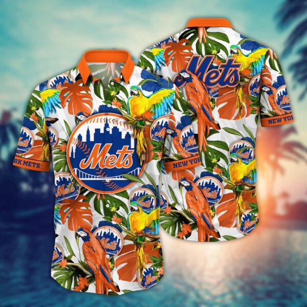 MLB New York Mets Hawaiian Shirt – Victory In Bloom Gift for Fans
