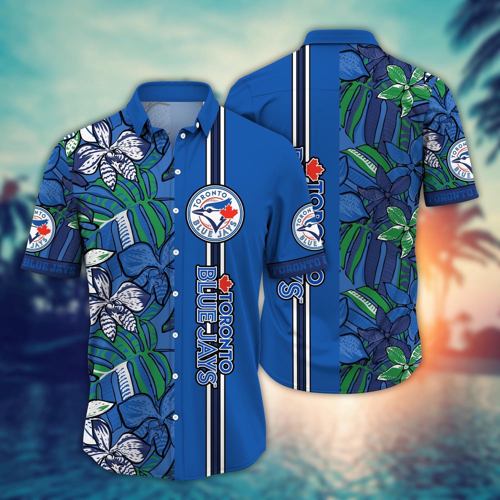 MLB Toronto Blue Jays Hawaiian Shirt: Summer Swirl Fan Gift MLB Toronto Blue Jays Hawaiian Shirt: Summer Swirl Fan Gift