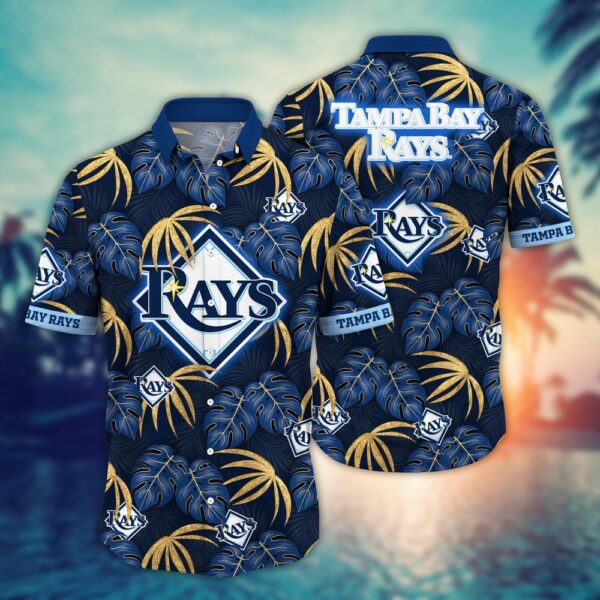 Tampa Bay Rays Hawaiian Shirt – Floral Symphony Gift for Fans