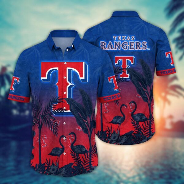 Texas Rangers Hawaiian Shirt: Chase the Sunset Gift for MLB Fans