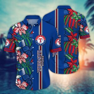 MLB Texas Rangers Hawaiian Shirt – Summer Swirl Gift for Fans