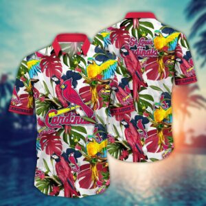 MLB St Louis Cardinals Hawaiian Shirt: Victory In Bloom Fan Gift