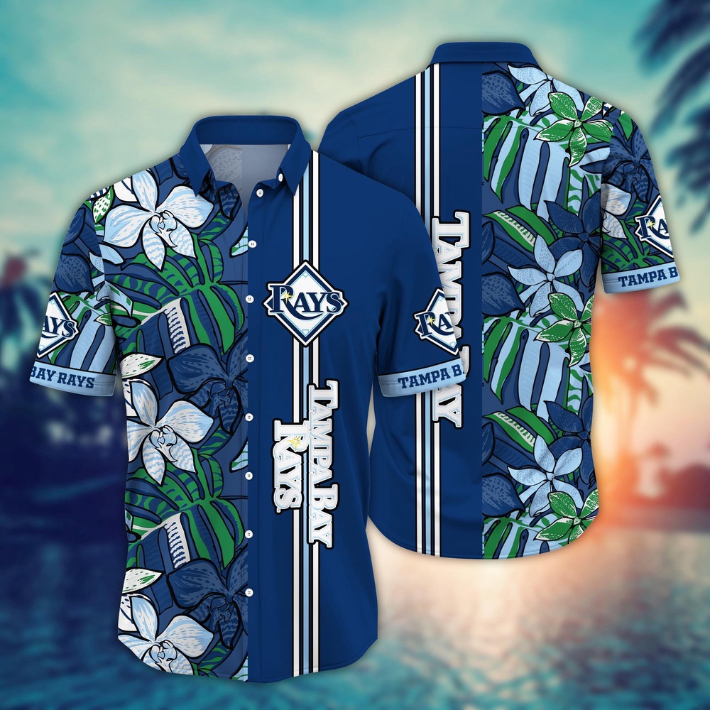 MLB Tampa Bay Rays Hawaiian Shirt: Summer Swirl Fan Gift MLB Tampa Bay Rays Hawaiian Shirt: Summer Swirl Fan Gift
