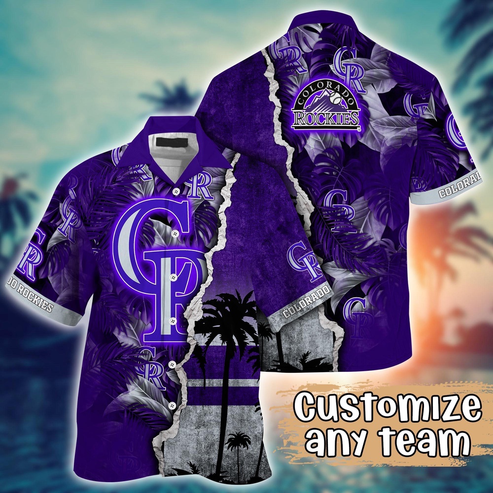 MLB Colorado Rockies Custom Hawaiian Shirt – Champion Chic Couture for Fans MLB Colorado Rockies Custom Hawaiian Shirt – Champion Chic Couture for Fans
