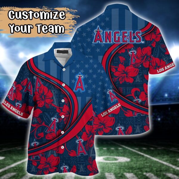 MLB Los Angeles Angels Custom Hawaiian Shirt for Fans – Harmony Hues