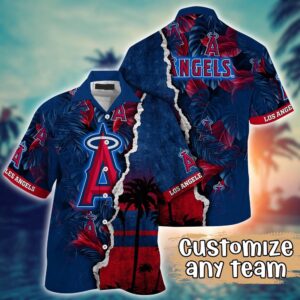 MLB Los Angeles Angels Custom Hawaiian Shirt - Champion Chic Couture for Fans