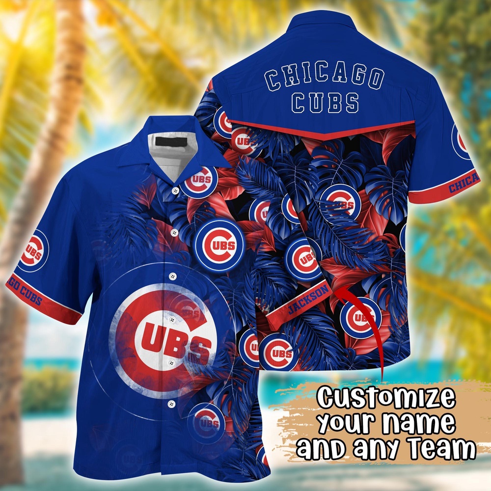 MLB Chicago Cubs Hawaiian Shirt: Custom Design for Fans MLB Chicago Cubs Hawaiian Shirt: Custom Design for Fans