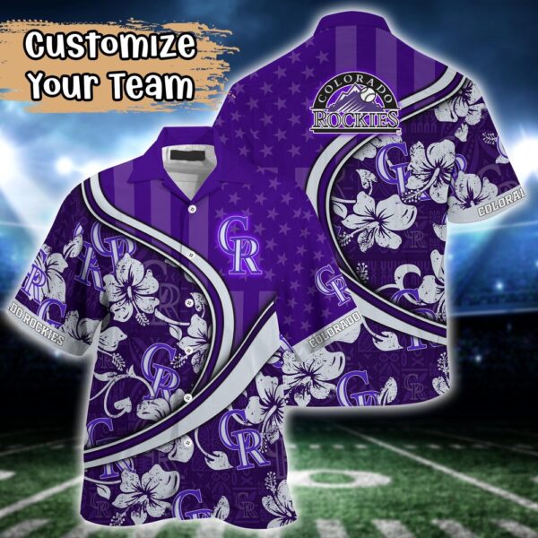 MLB Colorado Rockies Custom Hawaiian Shirt – Perfect for Fans