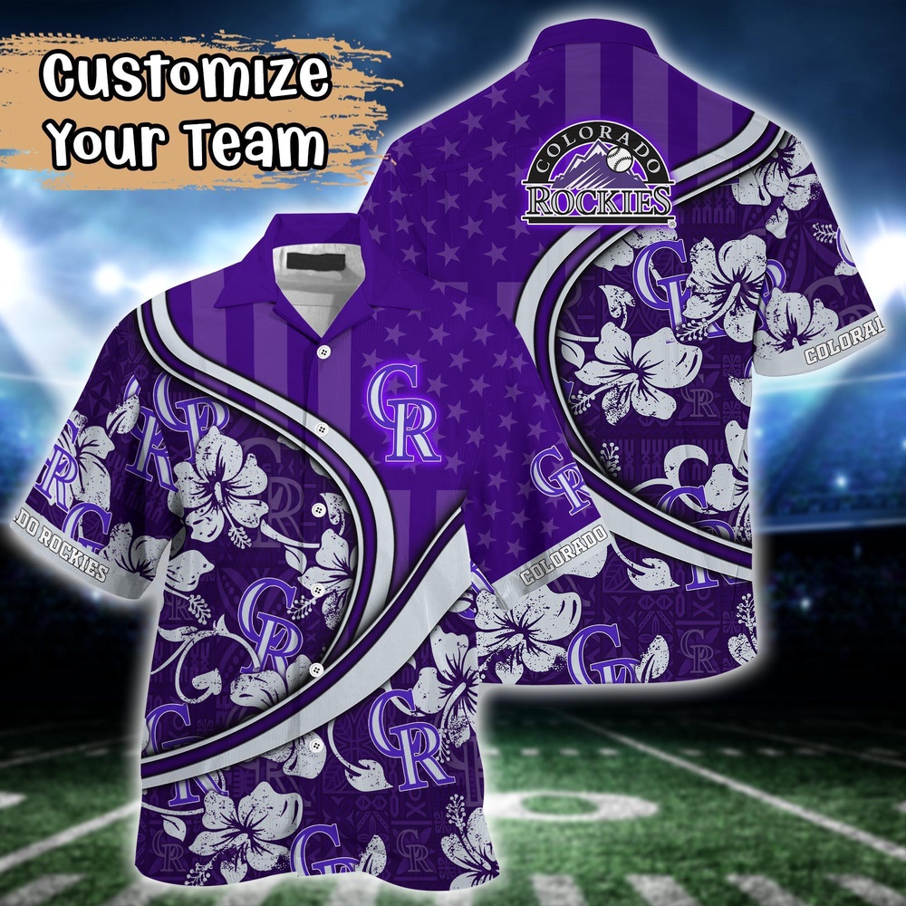 MLB Colorado Rockies Custom Hawaiian Shirt – Perfect for Fans MLB Colorado Rockies Custom Hawaiian Shirt – Perfect for Fans