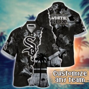 Champion Chic Couture: Custom MLB Chicago White Sox Hawaiian Shirt for Fans