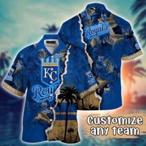 Custom MLB Kansas City Royals Hawaiian Shirt - Champion Chic Couture For Fans
