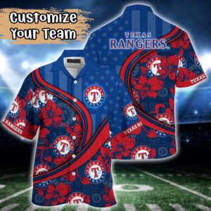 MLB Texas Rangers Custom Hawaiian Shirt - Perfect for Fans!