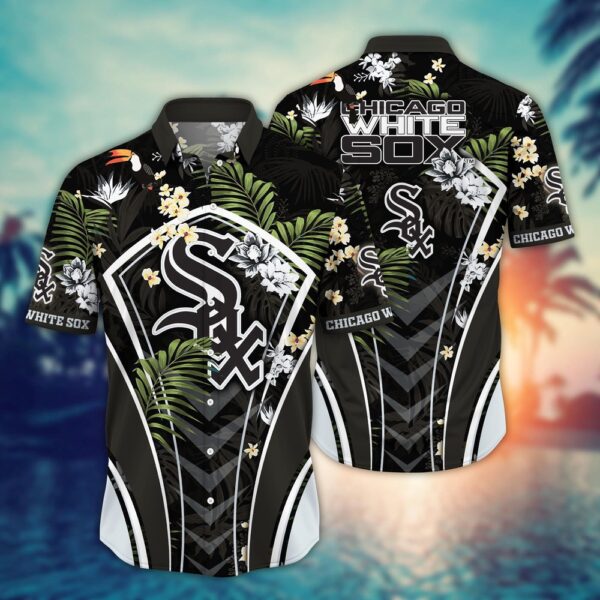 MLB Chicago White Sox Hawaiian Shirt: Flower Strike Pose For Fans