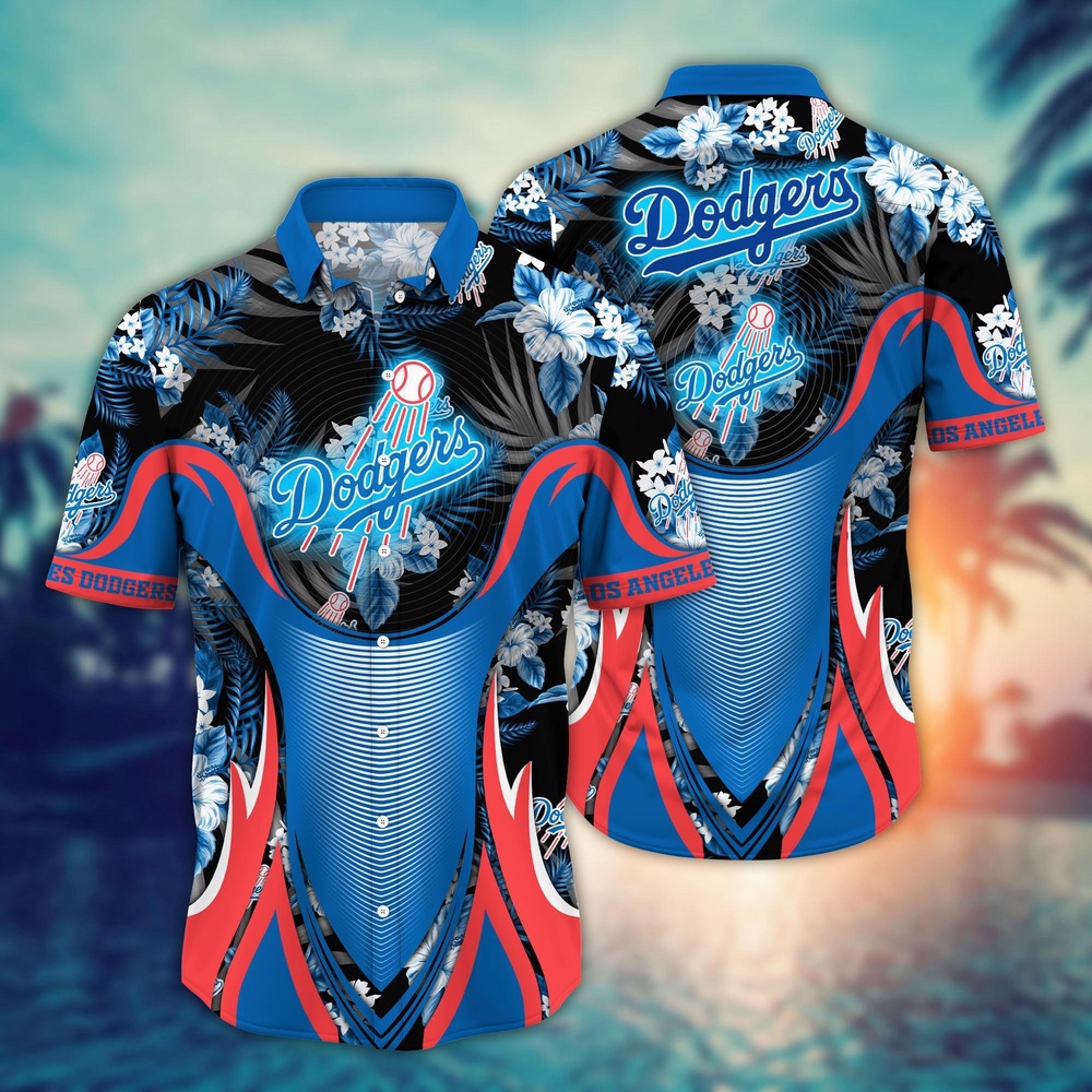 MLB Los Angeles Dodgers Hawaiian Shirt – Flower Grandstand Glamour for Fans MLB Los Angeles Dodgers Hawaiian Shirt – Flower Grandstand Glamour for Fans