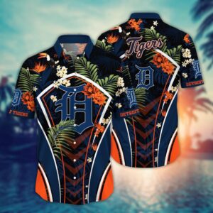 MLB Detroit Tigers Hawaiian Shirt: Strike A Style Pose For Fans