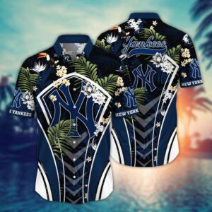 MLB New York Yankees Hawaiian Shirt – Flower Strike Fan Favorite!