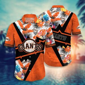 MLB San Francisco Giants Hawaiian Shirt: Swing Into Sunset for Fans