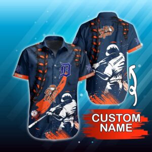 Custom Detroit Tigers Hawaiian Shirt – Perfect Summer Gear for MLB Fans