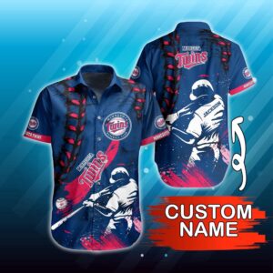 Customized MLB Minnesota Twins Hawaiian Shirt: Summer Symphony for Fans