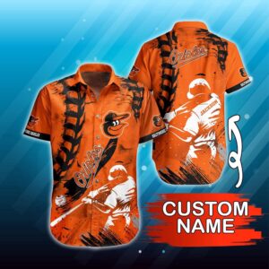 Custom Baltimore Orioles Hawaiian Shirt: Perfect Summer Attire for MLB Fans
