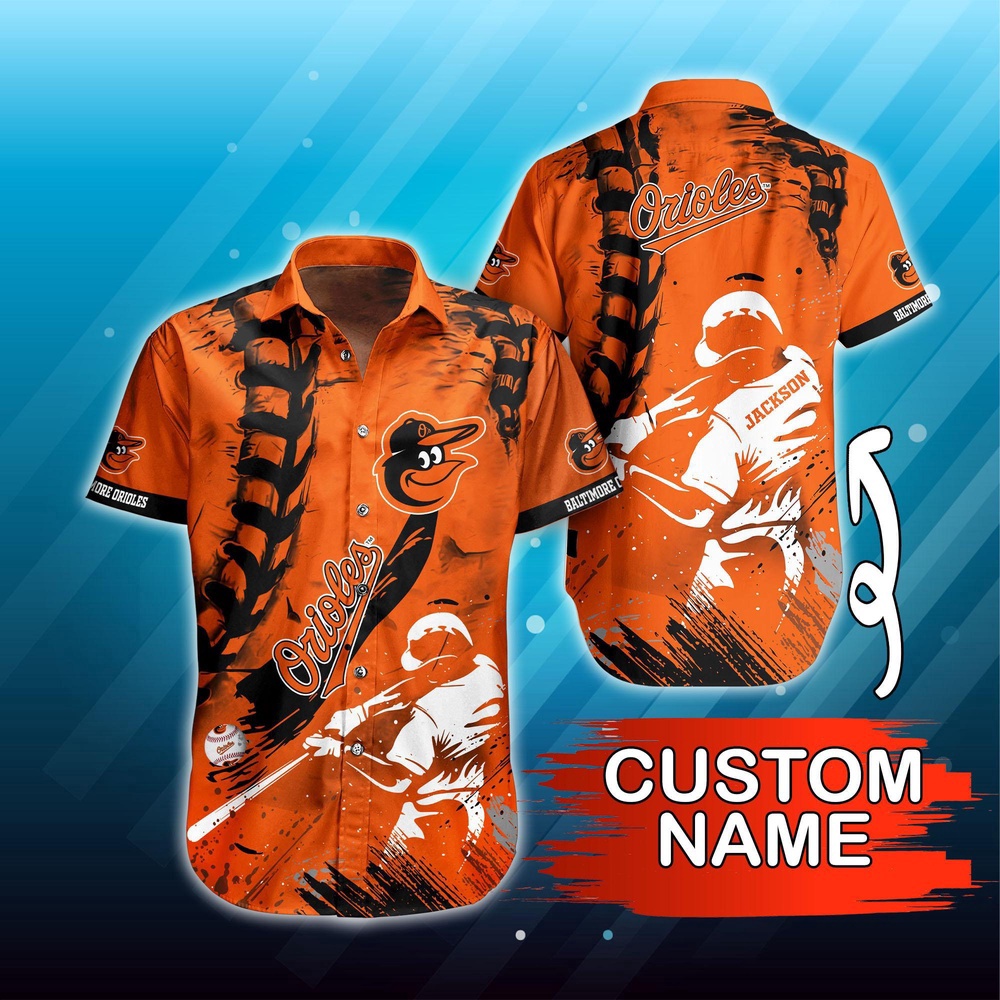 Custom Baltimore Orioles Hawaiian Shirt: Perfect Summer Attire for MLB Fans Custom Baltimore Orioles Hawaiian Shirt: Perfect Summer Attire for MLB Fans