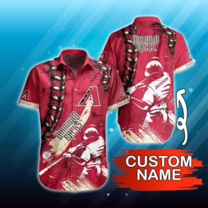 Custom Arizona Diamondbacks Hawaiian Shirt: Perfect Summer Gear for MLB Fans!
