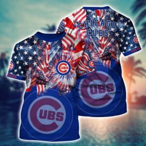 MLB Chicago Cubs Hawaiian Heatwave 3D T-Shirt - Perfect for Sports Fans!