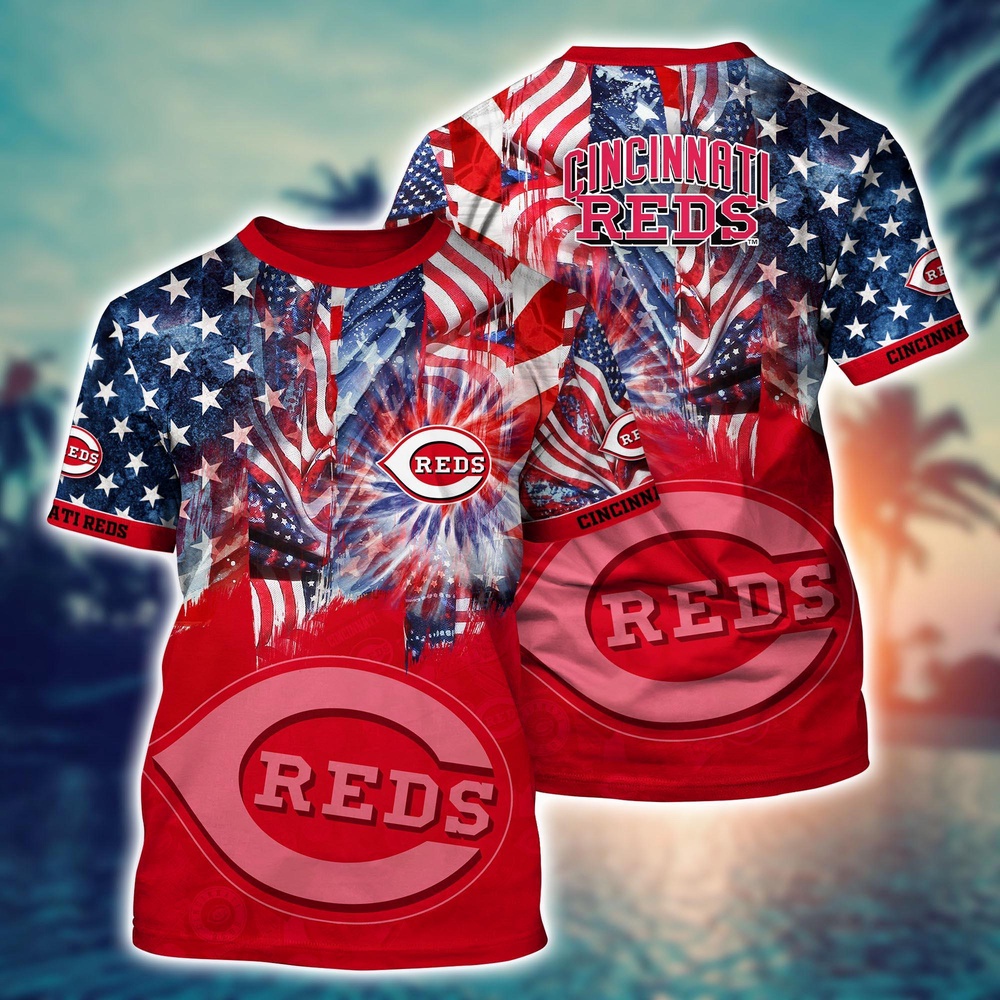 MLB Cincinnati Reds Hawaiian Heatwave 3D T-Shirt: Perfect for Fans of Sports MLB Cincinnati Reds Hawaiian Heatwave 3D T-Shirt: Perfect for Fans of Sports