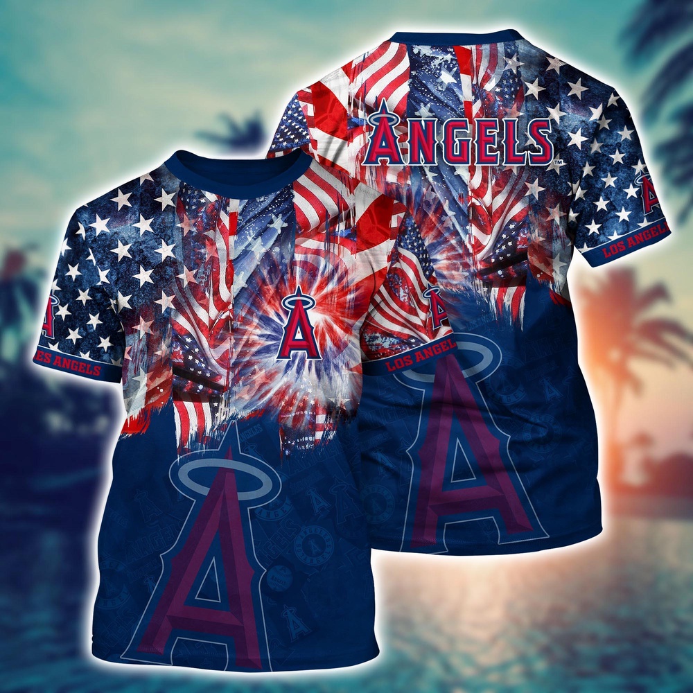 MLB Los Angeles Angels Hawaiian Heatwave 3D T-Shirt – Perfect for Fans! MLB Los Angeles Angels Hawaiian Heatwave 3D T-Shirt – Perfect for Fans!