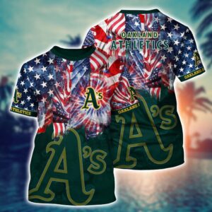 Oakland Athletics Hawaiian Heatwave 3D T-Shirt – Official MLB Fan Gear