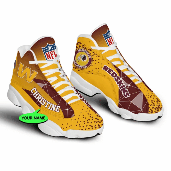 Custom Washington Commanders NFL Jordan 13 Shoes: Personalize Your Game Day Style