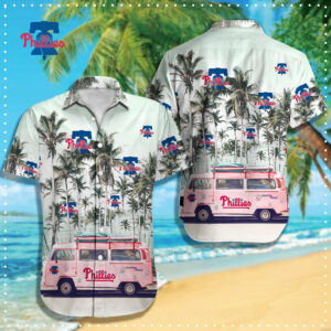 Philadelphia Phillies MLB Hawaiian Shirt - Officially Licensed Q-49288
