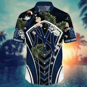 New York Yankees MLB Flower Hawaii Shirt & Tshirt – Summer Football Fan Gift
