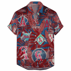 Los Angeles Angels Retro Logo Hawaiian Shirt - Perfect Gift for Men and Women!