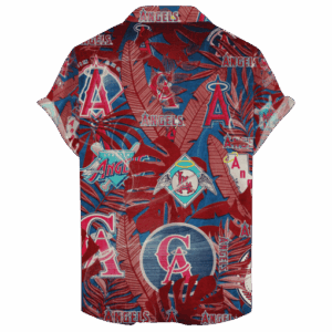 Los Angeles Angels Retro Logo Hawaiian Shirt – Perfect Gift for Men and Women!