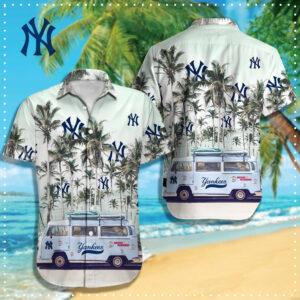 New York Yankees MLB Hawaiian Shirt - Official Team Merchandise