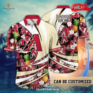 Custom Name Arizona Diamondbacks MLB Hawaiian Shirt - Perfect Baseball Gift for Fans