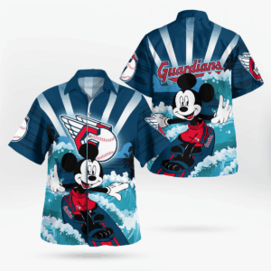 Limited Edition Cleveland Guardians and Mickey Mouse Hawaii Shirt: Get Yours Now!