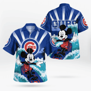 Limited Edition Chicago Cubs and Mickey Mouse Hawaii Shirt - Exclusive Collaboration