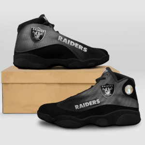 Las Vegas Raiders Step with Pride Jordan 13 Shoes - Show Your Team Spirit!