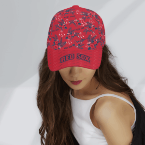 Official Boston Red Sox Floral Hawaiian Adjustable Cap - Limited Edition 5