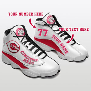 Custom MLB Cincinnati Reds Air Jordan 13 Shoes - Personalized Unisex Gift